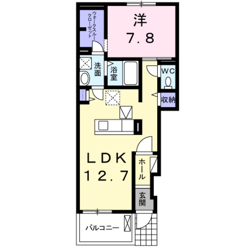 間取図 エアリーガーデンＡＢ