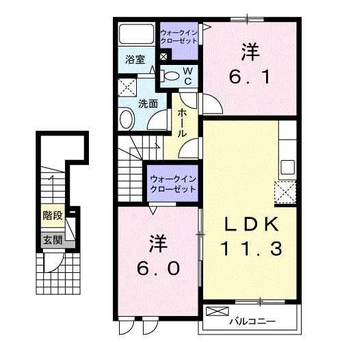 間取図 CORSO（コルソ）Ａ、Ｂ