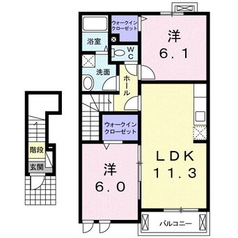 間取図 CORSO（コルソ）Ａ、Ｂ