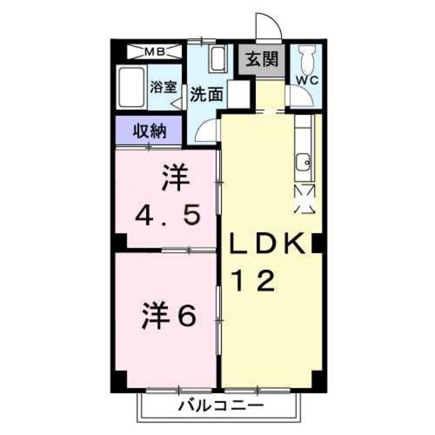 間取図 エスポワールA