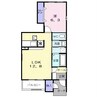 メゾン・アムール　Ｃ 1LDKの間取り