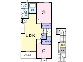 間取図 カンパヌール　B