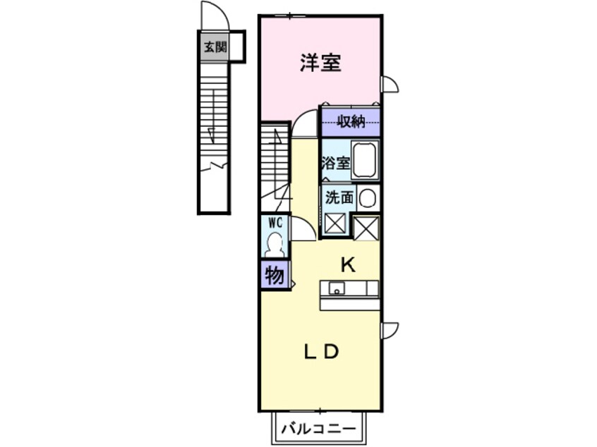 間取図 ガーデン厚狭