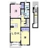 エチュード55 2LDKの間取り