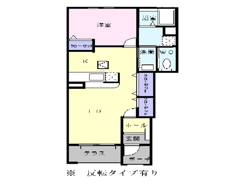 間取図 ベル・コート　Ｂ