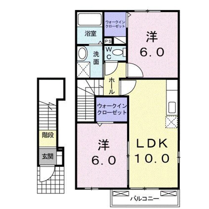 間取図 ビッグアイランドハーヴェストＣ