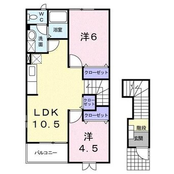 間取図 ビガーハイツ