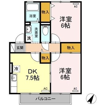 間取図 セジュール風夏