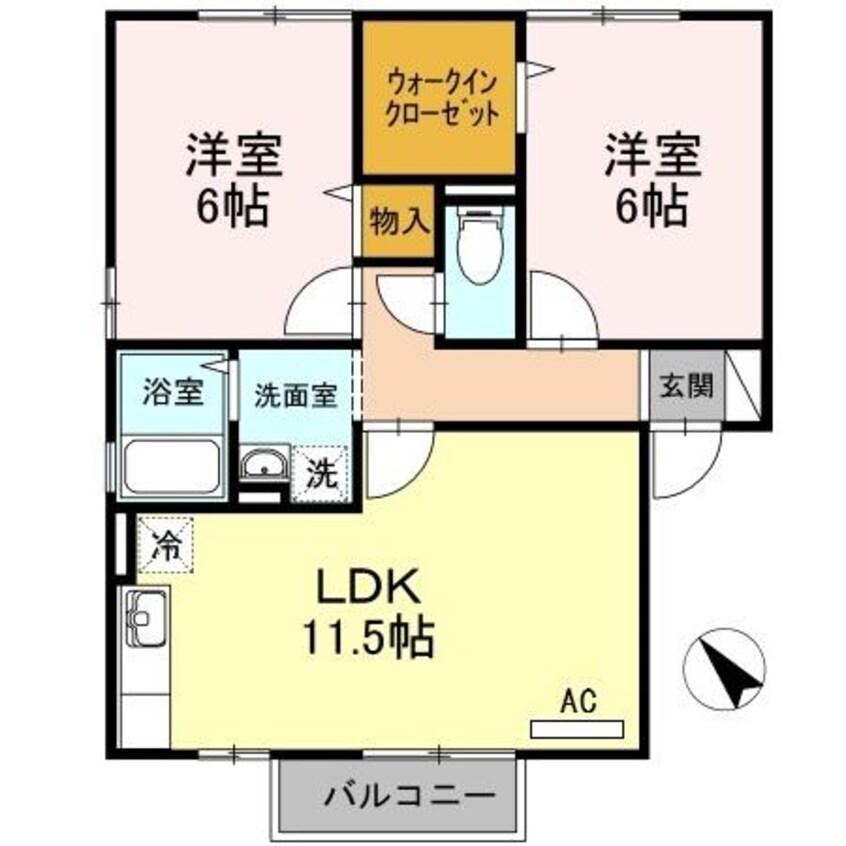 間取図 桐原第三ハイツ