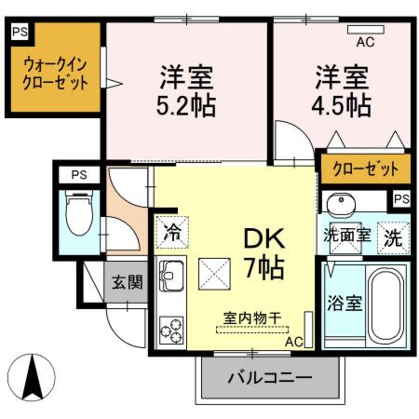 間取図 ボナールⅡ