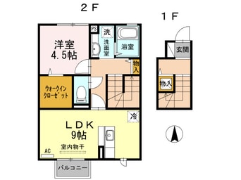 間取図 クレール シャトレー