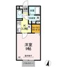 ボニータ理科大 1Kの間取り