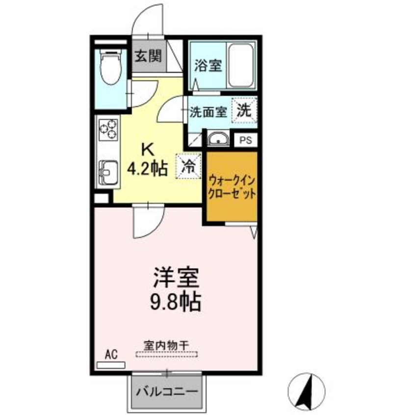 間取図 ボニータ理科大