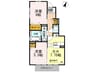 ヴィーナス 2DKの間取り
