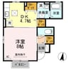 フローライト 1DKの間取り
