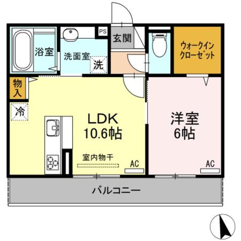 間取図 ハーベスト　コート