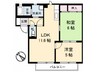 シャーメゾンカメリアＡ棟 2LDKの間取り