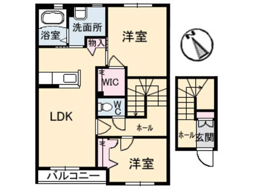 間取図 シャーメゾンＥＬＡＮ　A棟　B棟