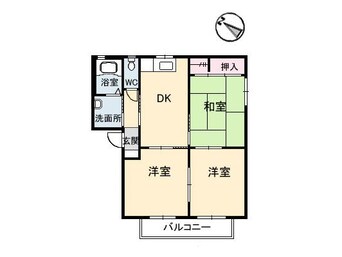 間取図 シャーメゾン鴨庄