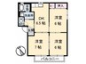 ヴァリュージュ 3DKの間取り