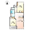 KAMISAKURA 2LDKの間取り