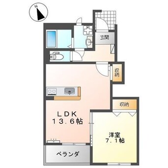 間取図 アルカディア厚狭