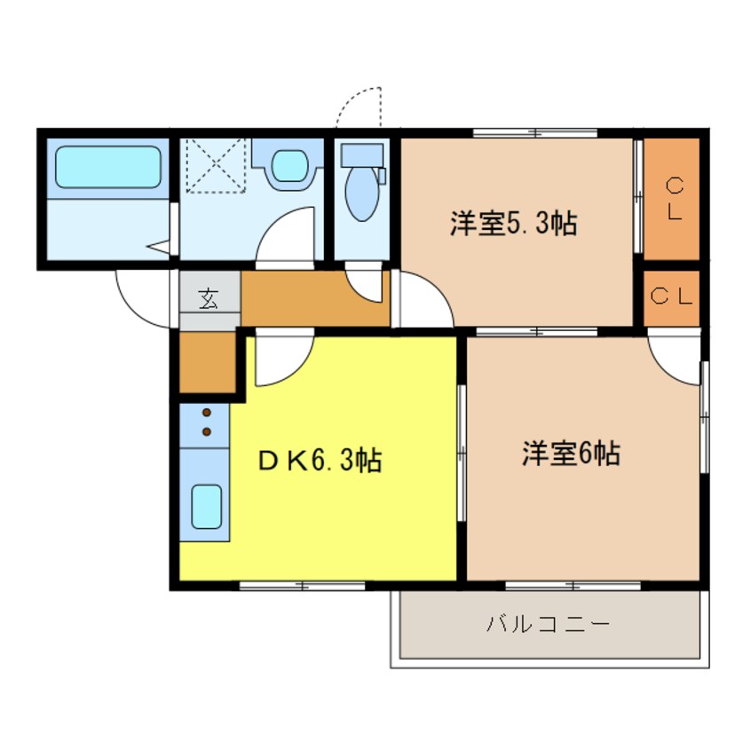 間取図 ラ・プレヴナンス