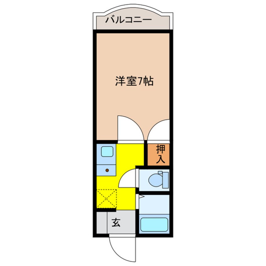 間取図 サバービア拓栄