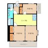 エメラルドマンション津布田 3DKの間取り