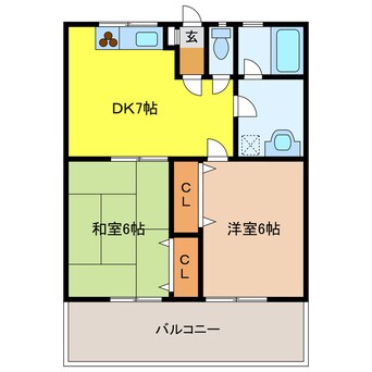 間取図 エメラルドマンション上市