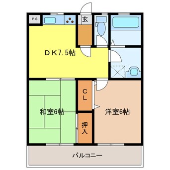 間取図 エメラルドマンション上市