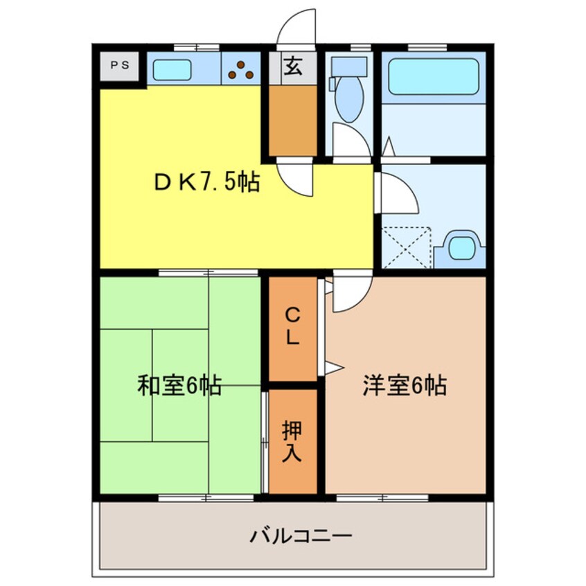 間取図 エメラルドマンション上市