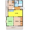 エメラルドマンション上市 3DKの間取り
