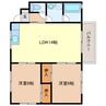 メゾン高千帆AB 2LDKの間取り