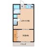 ハイツ高須Ａ 1LDKの間取り