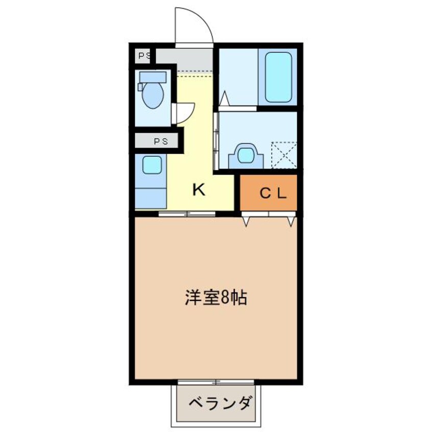 間取図 エクセレント小野田Ａ