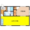 ポケットハウス 1LDKの間取り