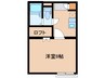 BLOSSOM 1Kの間取り