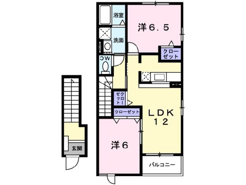 間取図 ハニーフォーレスト