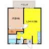 シティハイツK 1LDKの間取り
