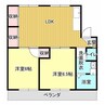 第３山下ビル 2LDKの間取り