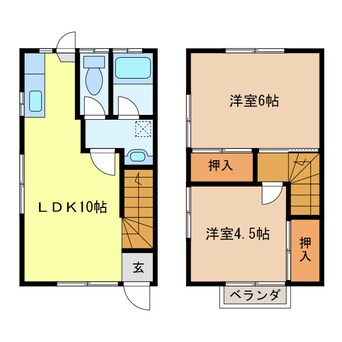 間取図 イマミハイツ