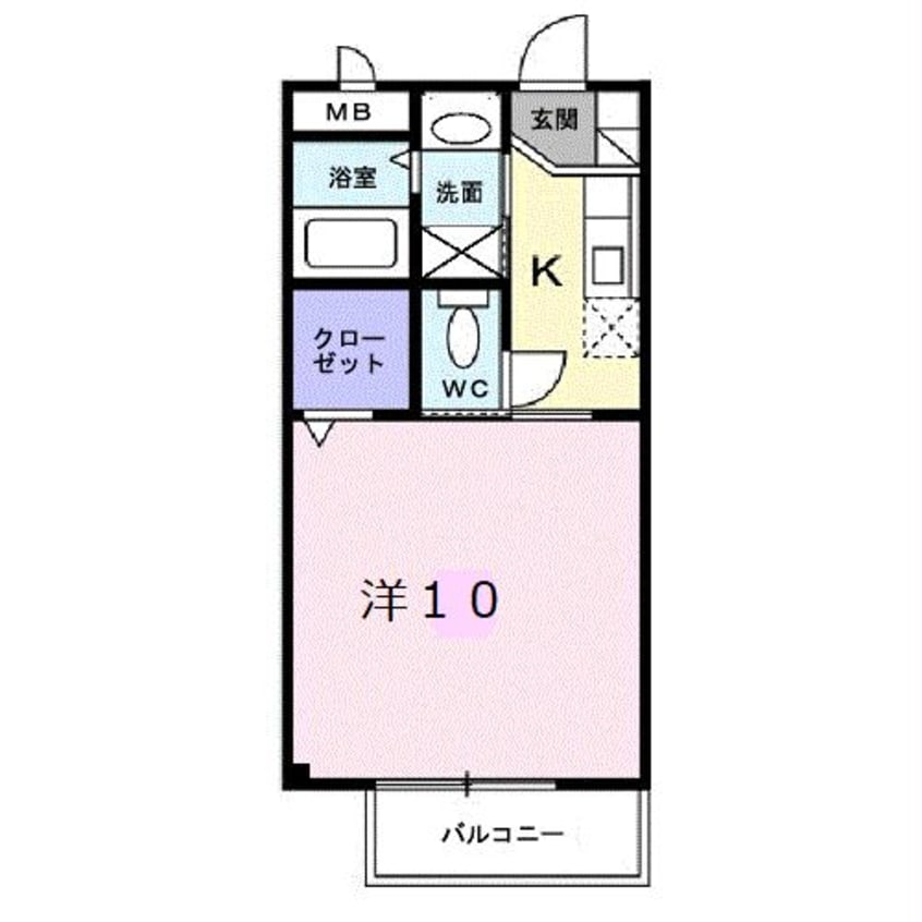 間取図 ベル　ジュネス