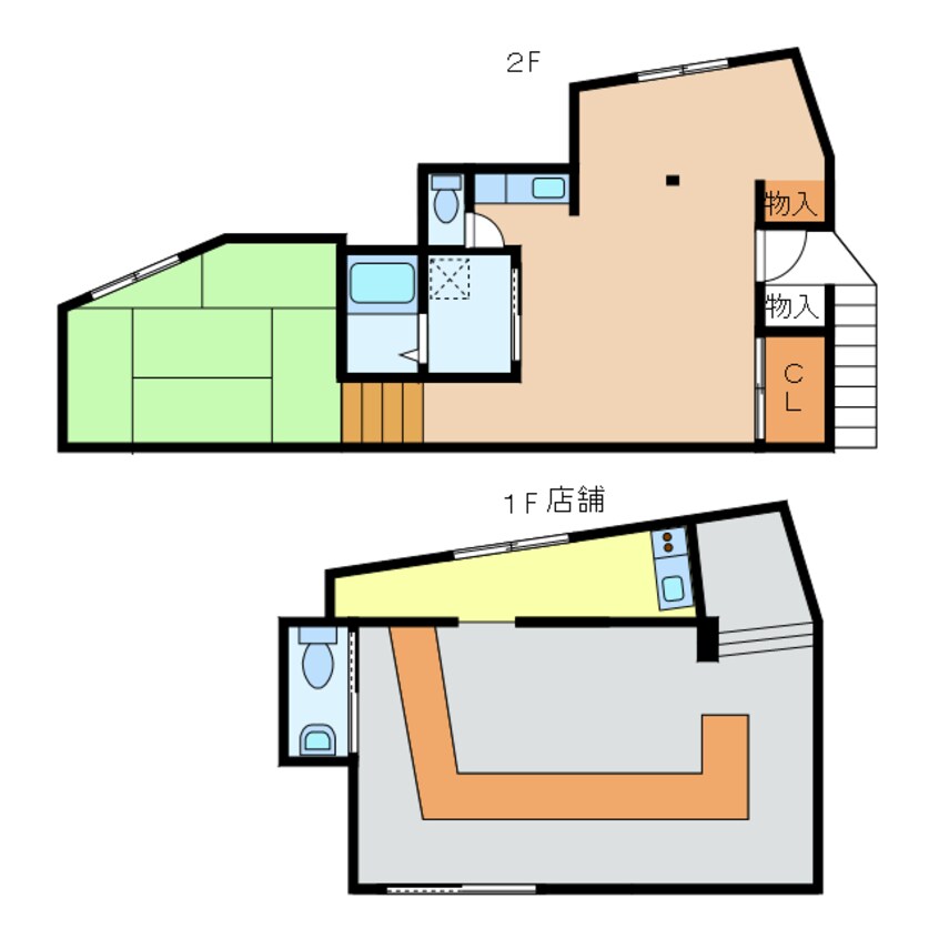 間取図 新生　テナント