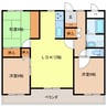 山手ハイツ 3LDKの間取り