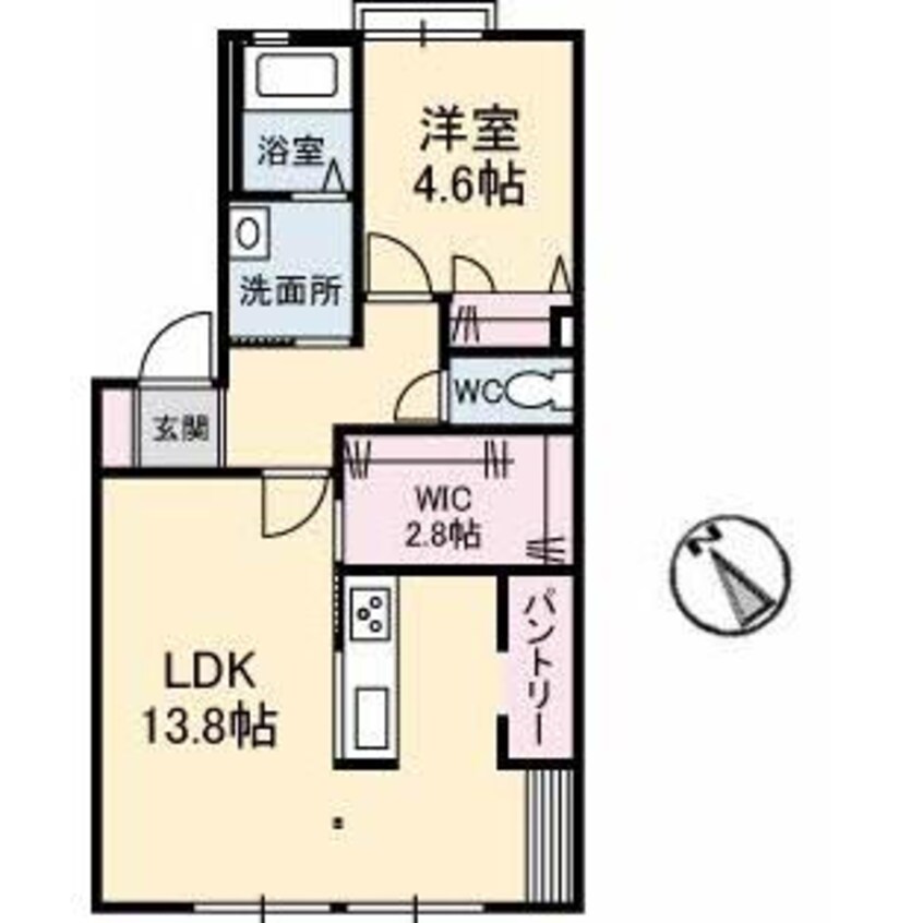 間取図 シャーメゾンアンジュ