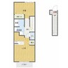 シンフォニア 1LDKの間取り