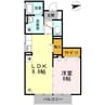 キャッスル・ユウ 1LDKの間取り
