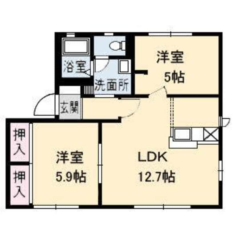 間取図 シャーメゾン高栄　Ｃ棟