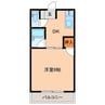 蔵重ハイツ 1DKの間取り